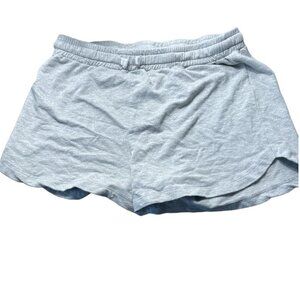 Brooklinen Loungewear Collection Gray Sweat Shorts Ladies Medium with Drawstring